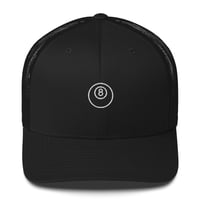 Image 1 of LUCKY 8 BALL TRUCKER HAT - THE BRYNN 