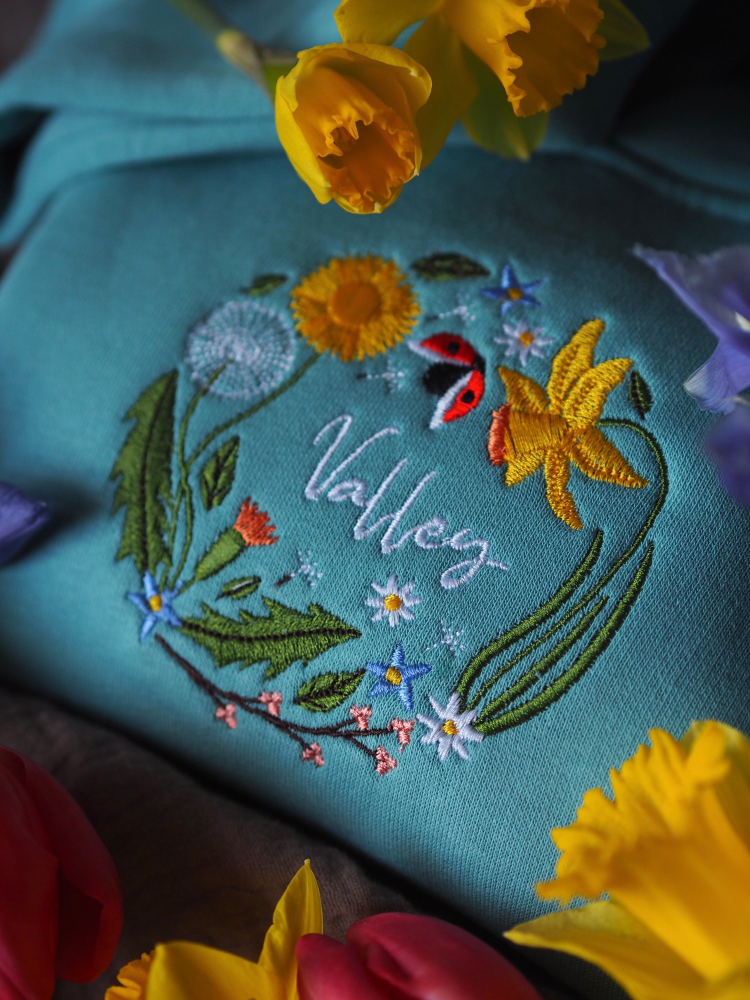 Image of  Garden Magic - Teal Hoody