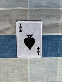 Ace card iron on 