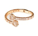 S.Mariee Collection Baguette Open Heart Bracelet 