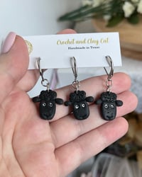 Image 6 of Wooly Sheep Stitch Markers for Crocheting and Knitting 