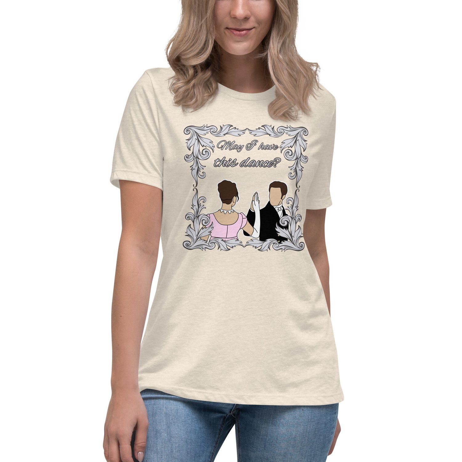 Image of Women's Relaxed T-Shirt dance bridgerton inspired 