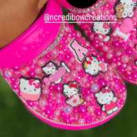 Image 3 of Kitty Bling Crocs