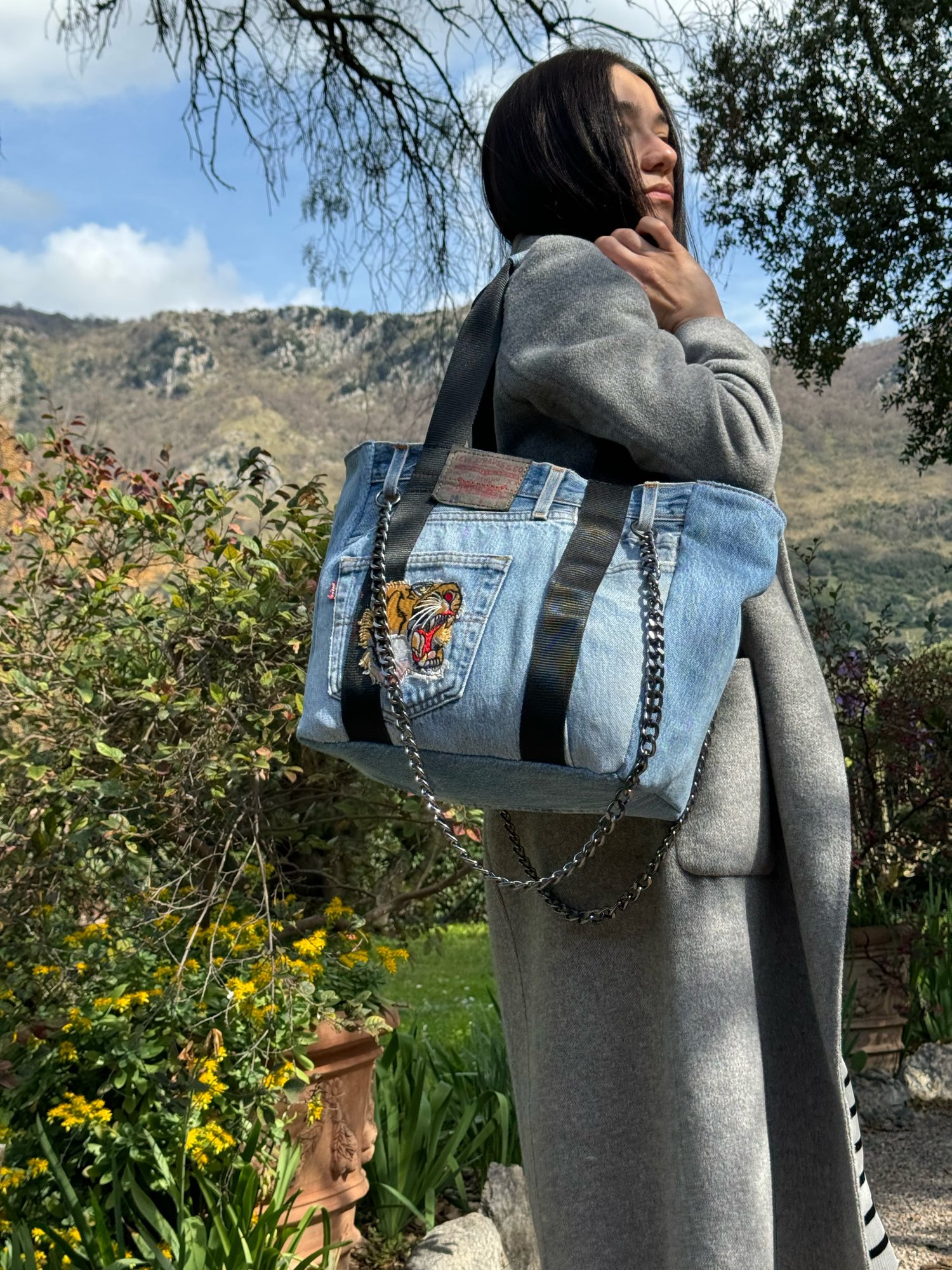Image of Borsa in jeans Tiger