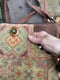 Image of Americana Tapestry Zippertop Purse With Crossbody Strap