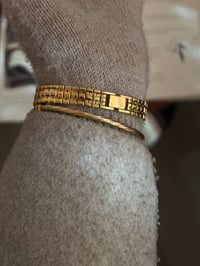 Image 10 of RARE Vintage 18K Gold Pulsar By SEIKO Gold Dial 