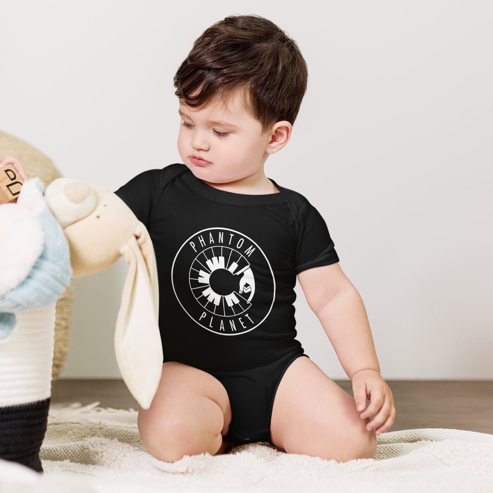 Image of Phantom Planet Black Infant Baby Onesie