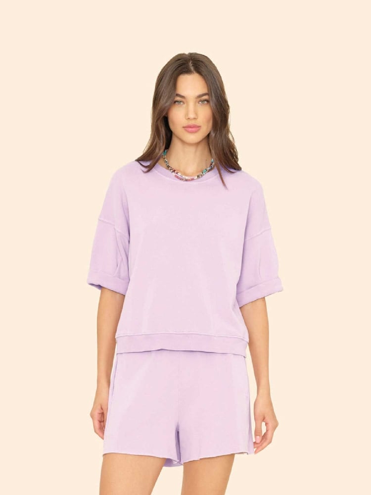 Image of XIRENA TRIXIE SWEATSHIRT PINK