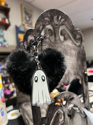 Gloomy Ghost Purse Charm