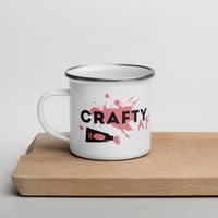 Image 1 of Crafty AF Enamel Mug