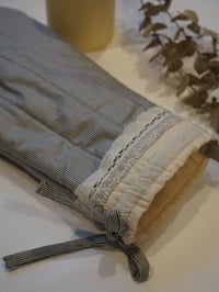 Image 2 of Quilted Oven Mitt (Striped)