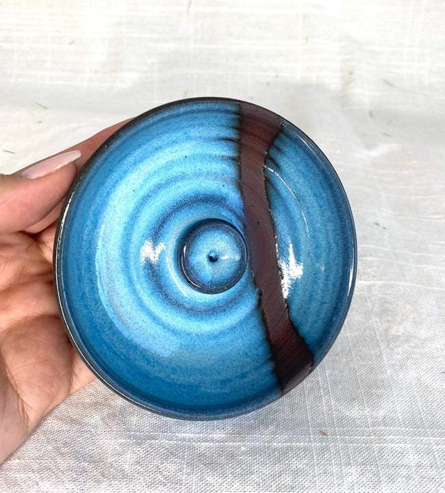 Blue Rain Incense Holder 