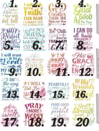 Image 5 of Bible Quotes Plastic Tumblers 