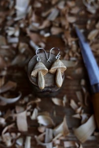 Image 1 of Mini-Mushroom earrings 