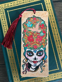 Image 1 of Day of the Dead "La Catrina" Beauty Bookmark 