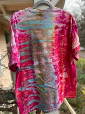 Image of XL Godzilla Be Gay Do Crime Tie Dye Shirt 11