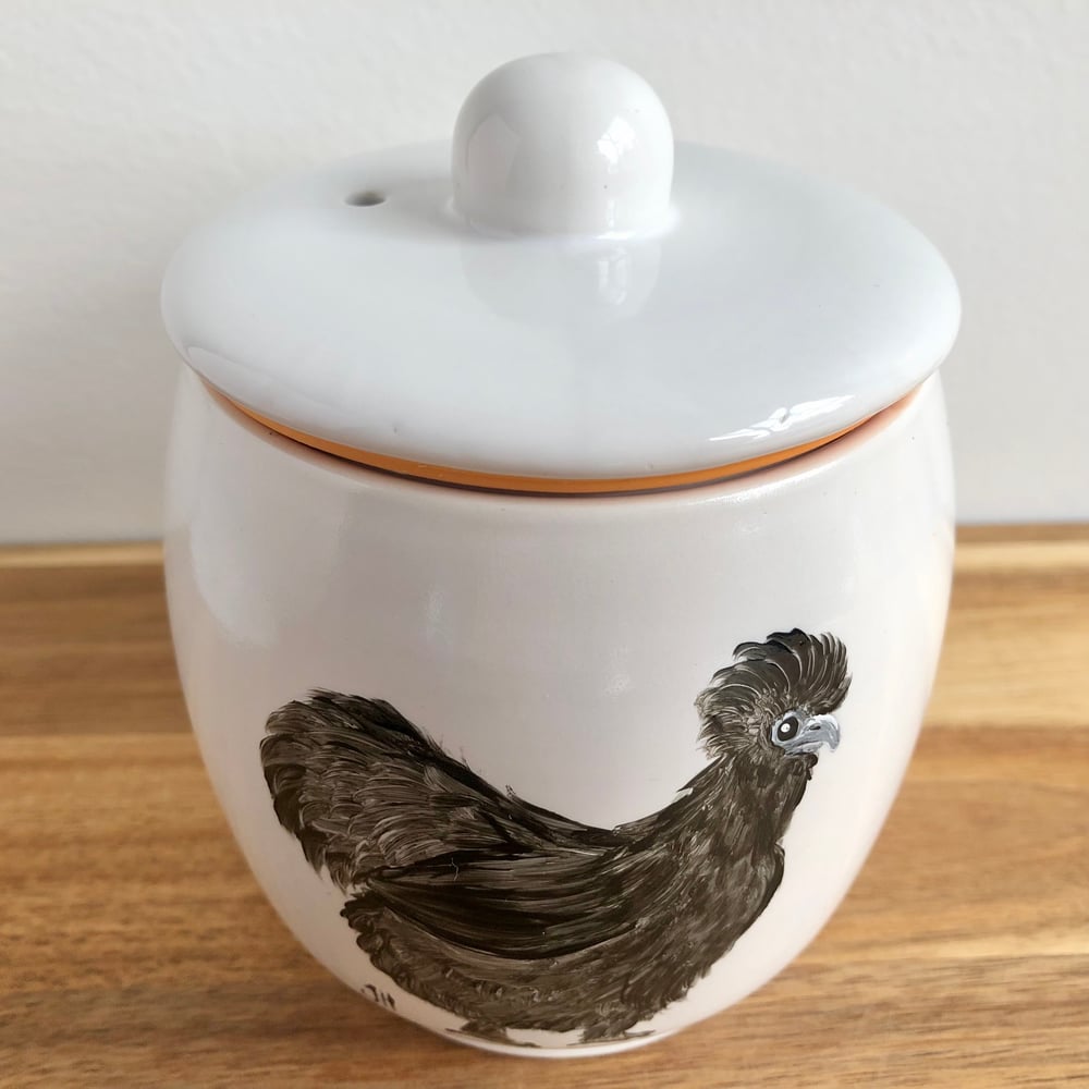 Silkie Chicken Canister