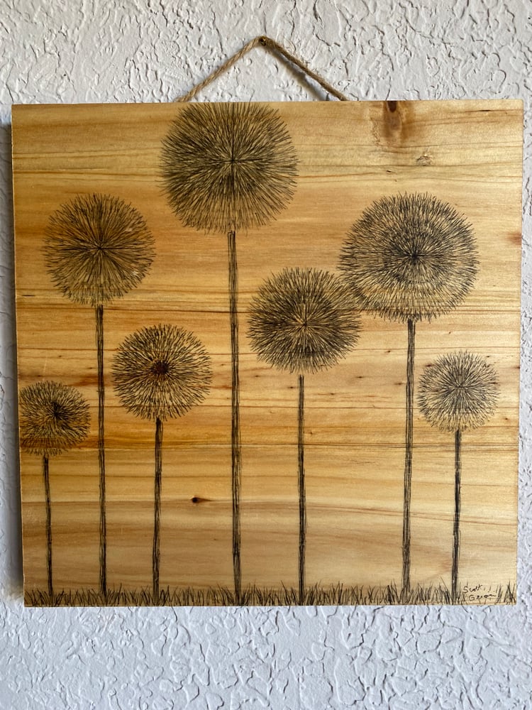 Image of Dandelions (#1), 10” x 10.”