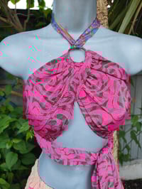 Image 1 of MYLA Tassel Top Neon pink