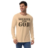 Image 7 of Soldier For God Unisex Long Sleeve Tee