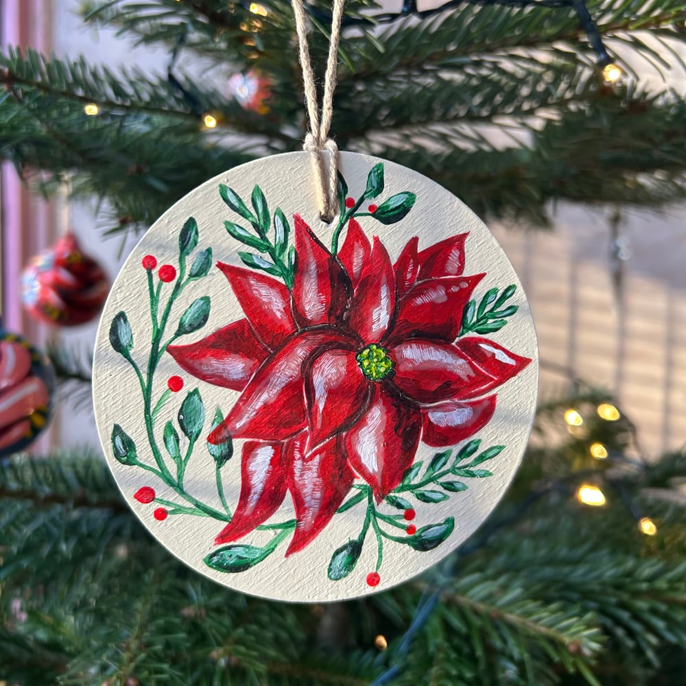 Image of Poinsettia Christmas Decorations by Sure Signs