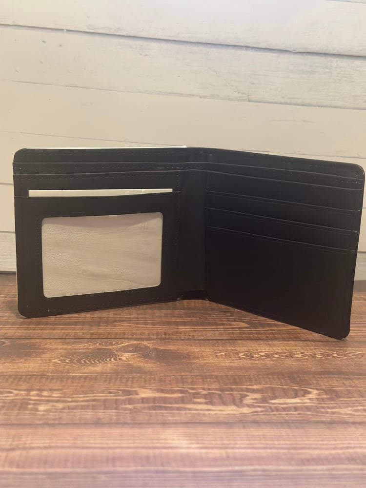 Image of Custom Men Wallets. Email your custom picture or ideas of what you want on your wallet 