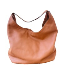 Image 1 of  Rebecca Minkoff cognac brown leather hobo bag 