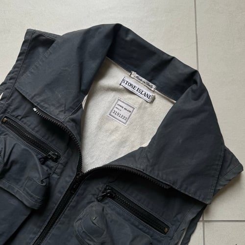 Image of Unreleased Sample SS 1995 Stone Island Multpocket Parachute Vest, Size Large