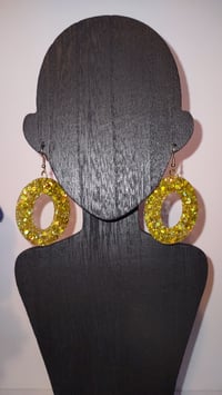 Image 4 of Round  Earrings By Lady L Artistry