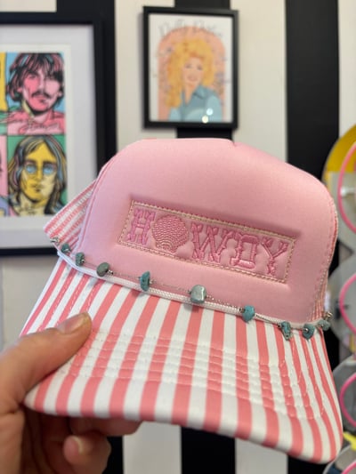 Image of Patterned trucker cap