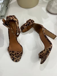 Image 1 of cheetah print sandals 