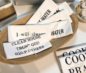 Image of 100% Cotton Tea Towel-EAT. BEACH. SLEEP. REPEAT