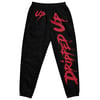 Dripped Up Pants (Black/Red)