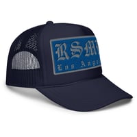 Image 5 of Rossmore. Blue Motif  - Classic Hat - 