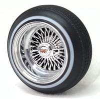 Image 3 of 1:25 13" straight lace chrome