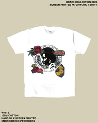ODARO COLLECTION 2025 SCREEN PRINTED PATCHWORK T-SHIRT #01