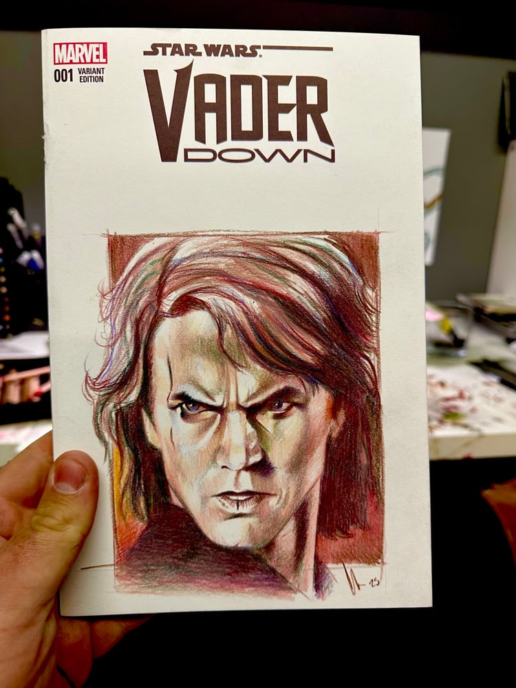 Star Wars: Vader Down #1 Blank Variant Sketch Cover 