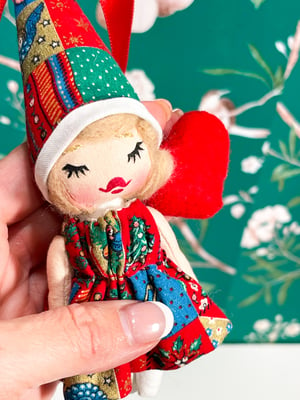 Image of ORNAMENT ELF ART DOLL #12