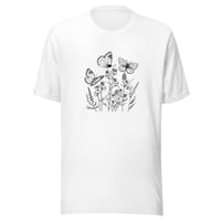 Image 4 of Goose Creek Co Wildflower Butterflies - Unisex T-shirt