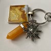 Yellow Sunshine Keychain