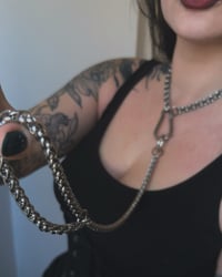 Image 2 of Bound Wheat Chain Leash