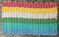 Image 1 of Rainbow - 35 Fathom - Lobster Rope Mat