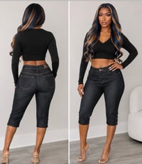 Image 3 of New Sz 4 Ann Taylor Modern Fit Denim Capri #1205*15