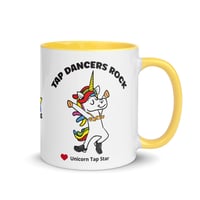 Mug with Yellow Color Inside - Unicorn Tap Star SHINE