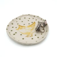 Image 3 of  Tufted Titmouse Trinket  Dish 