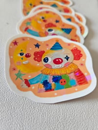 Image 4 of Clown holographic sticker