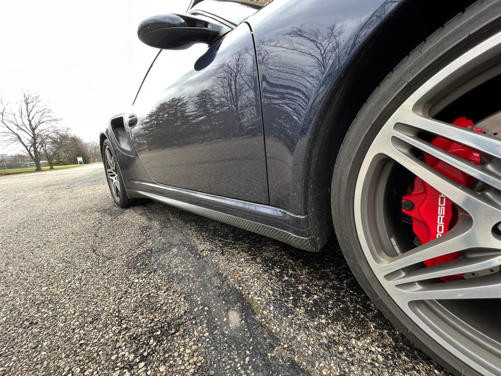 Porsche 997 GT2 style carbon side skirts