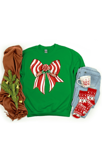 Image 6 of Christmas Holiday Bow Sweatshirts