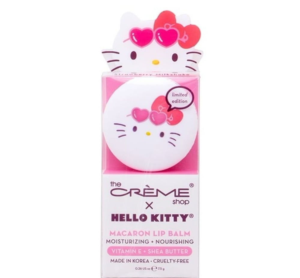 Image of Hello Kitty Strawberry Milkshake Creme Shop Lip Balm 