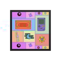 Image 11 of Y2K patch work Framed poster 